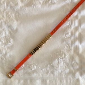 Michael Khors orange bracelet